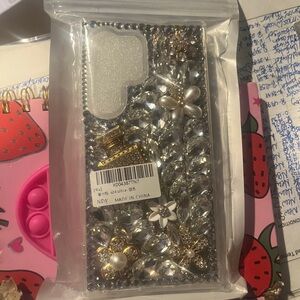 Luxury Crystal Flower Phone Case